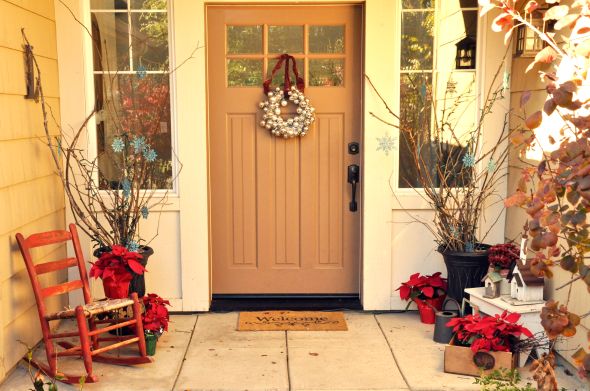 front porch {for christmas} - Lisa Leonard Designs Blog